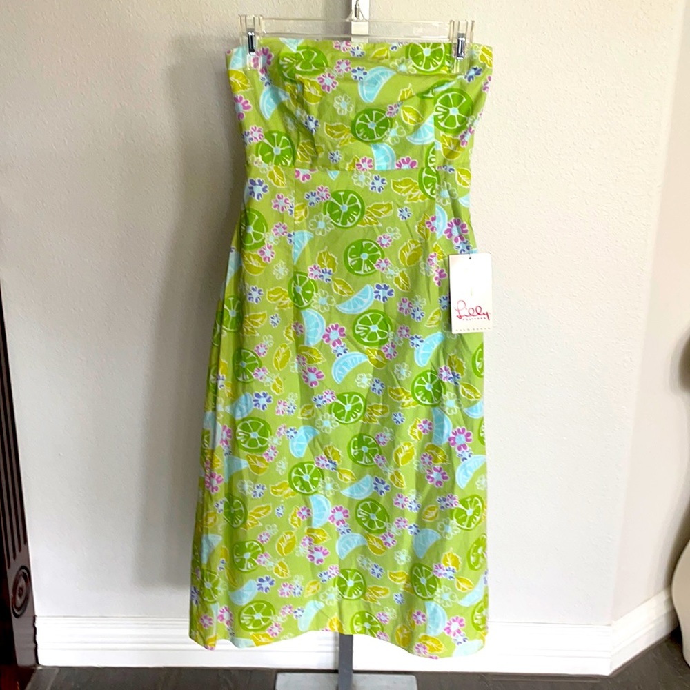 Lilly Pulitzer strapless dress NWT 6